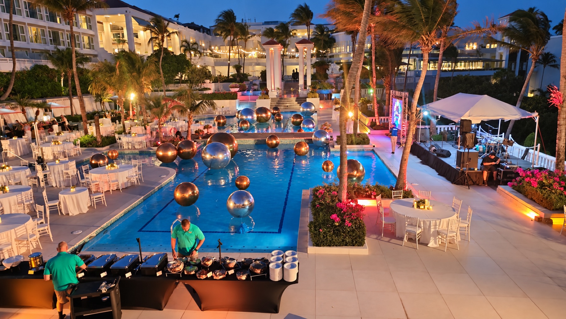 A different kind of afterglow — Event Designers lighting / receptions
